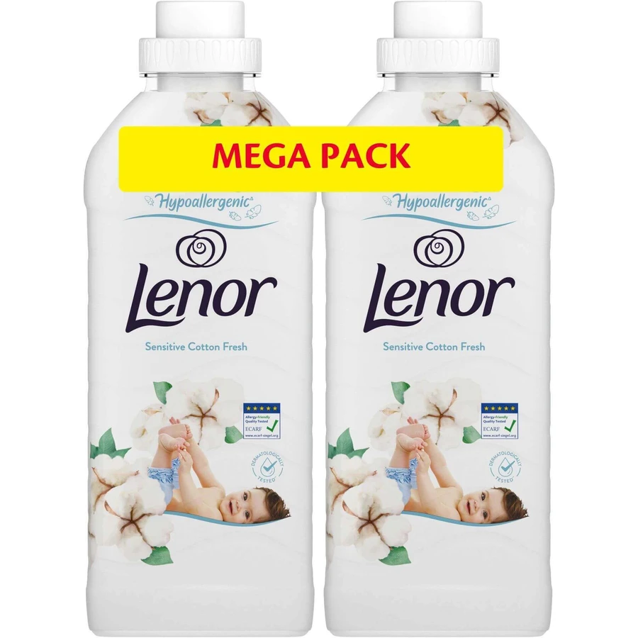 Lenor Хлопковая свежесть 2 x 925 мл: цены и характеристики