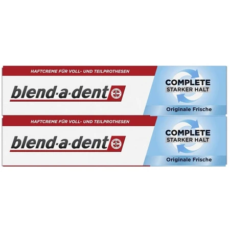 Крем для зубних протезів Blend-a-dent Fixable Cream Original Complete, фіксувальний, 47 г, №2: ціни та характеристики
