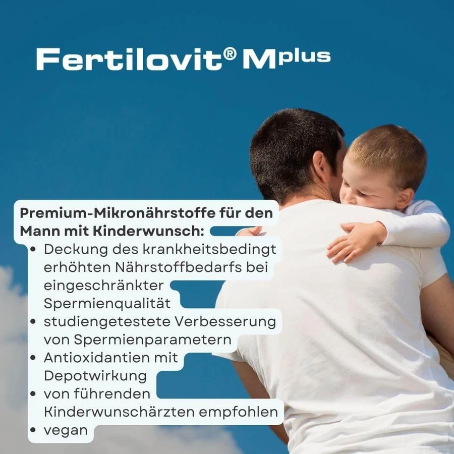Fertilovit M Plus, Фертиловіт М Плюс добавка для чоловіків, 90 капсул: ціни та характеристики