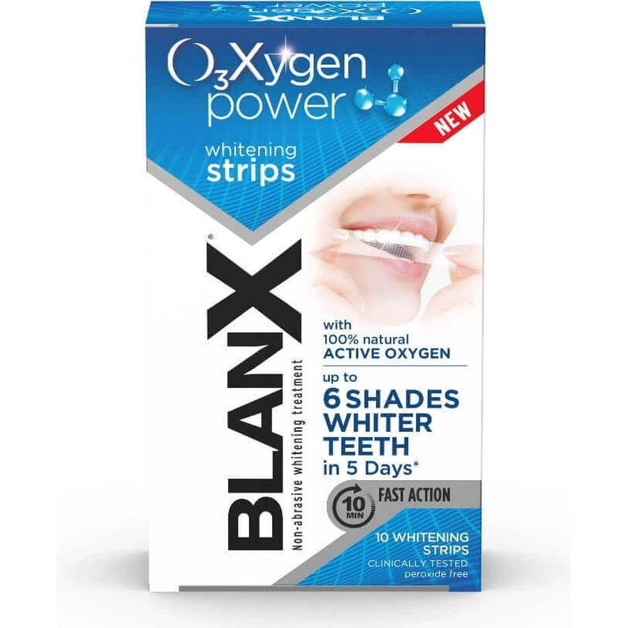 Відбілюючі смужки Blanx O3Xygen power 1×10 шт, відбілюючі смужки: ціни та характеристики