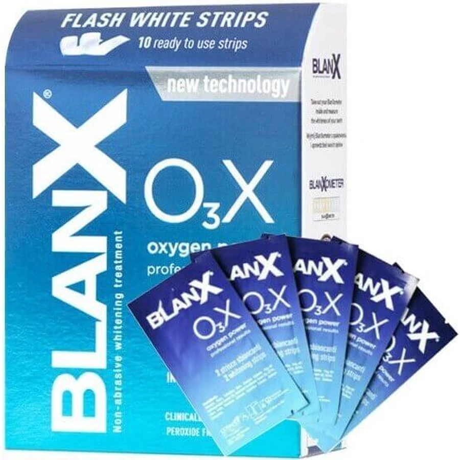 Відбілюючі смужки Blanx O3Xygen power 1×10 шт, відбілюючі смужки: ціни та характеристики