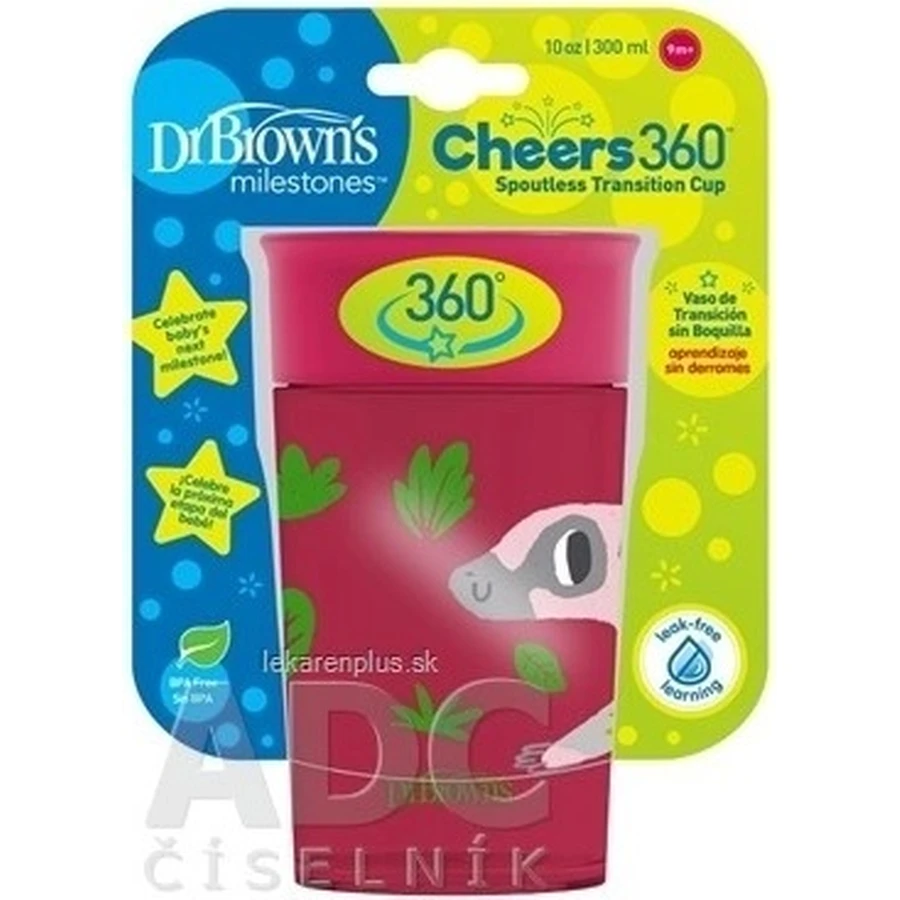 Dr.BROWN'S CHEERS JUNGLE 300 мл 1×1 шт, переходная чашка (9 м.+): цены и характеристики