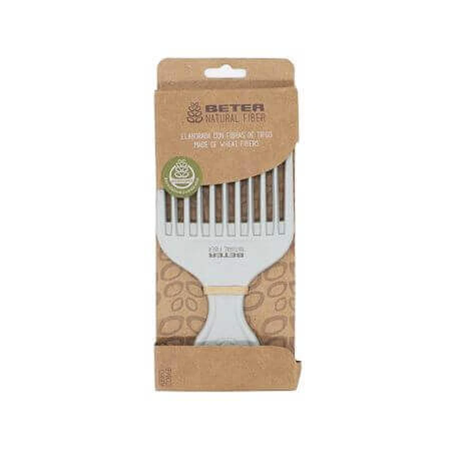 Расческа Beter Escovas Natural Fiber Afro Comb из натуральных материалов: цены и характеристики