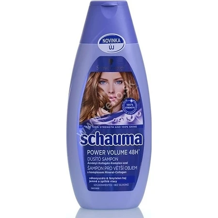 Шампунь для волосся Schauma Power Volume 1×400 мл, шампунь: ціни та характеристики
