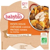Babybio menu сладкий картофель с пюре из гатана и фермерской перловкой 230 г