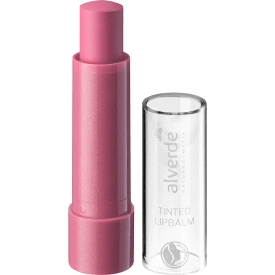 Alverde Naturkosmetik Бальзам для губ тонированный малиновый, 4,6 г: цены и характеристики