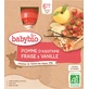 Babybio doypack яблоко, клубника, ваниль 4 x 90 г