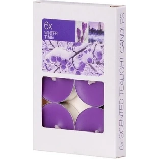 Bolsius NR 6pcs Winter Time ароматичні свічки 1×6 шт, ароматичні свічки