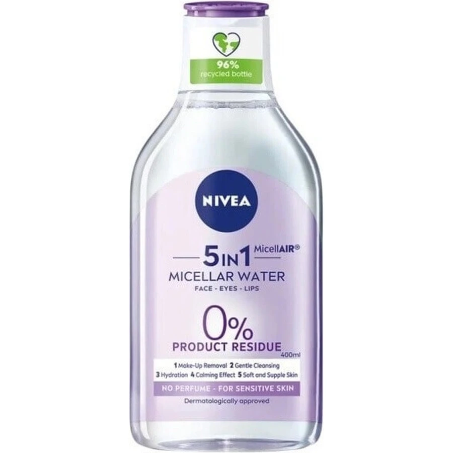 NIVEA Нежная мицеллярная вода (сухая/чувствительная) 400 мл 1×400 мл, мицеллярная вода: цены и характеристики