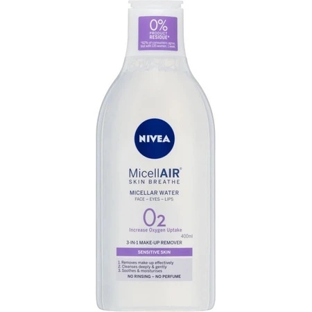 NIVEA Нежная мицеллярная вода (сухая/чувствительная) 400 мл 1×400 мл, мицеллярная вода: цены и характеристики