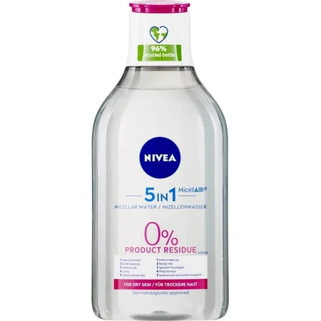 NIVEA Нежная мицеллярная вода (сухая/чувствительная) 400 мл 1×400 мл, мицеллярная вода: цены и характеристики