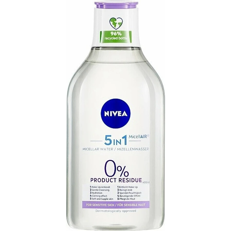 NIVEA Нежная мицеллярная вода (сухая/чувствительная) 400 мл 1×400 мл, мицеллярная вода: цены и характеристики