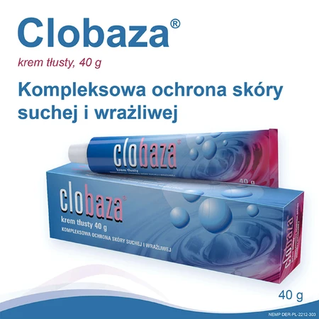 Крем для лица и тела Clobaza, комплексная защита сухой и чувствительной кожи, 40 г: цены и характеристики