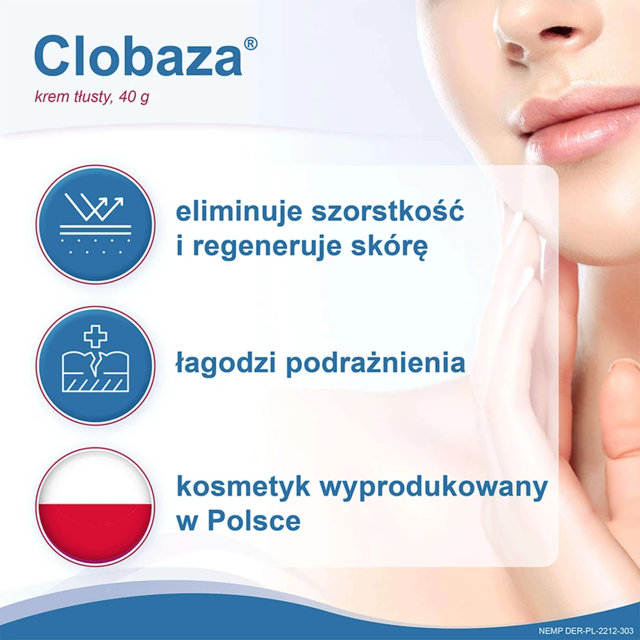 Крем для лица и тела Clobaza, комплексная защита сухой и чувствительной кожи, 40 г: цены и характеристики