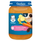 Мясо-овощное пюре Gerber Свиная корейка с овощами и черносливом, после 6 месяцев, 190 г