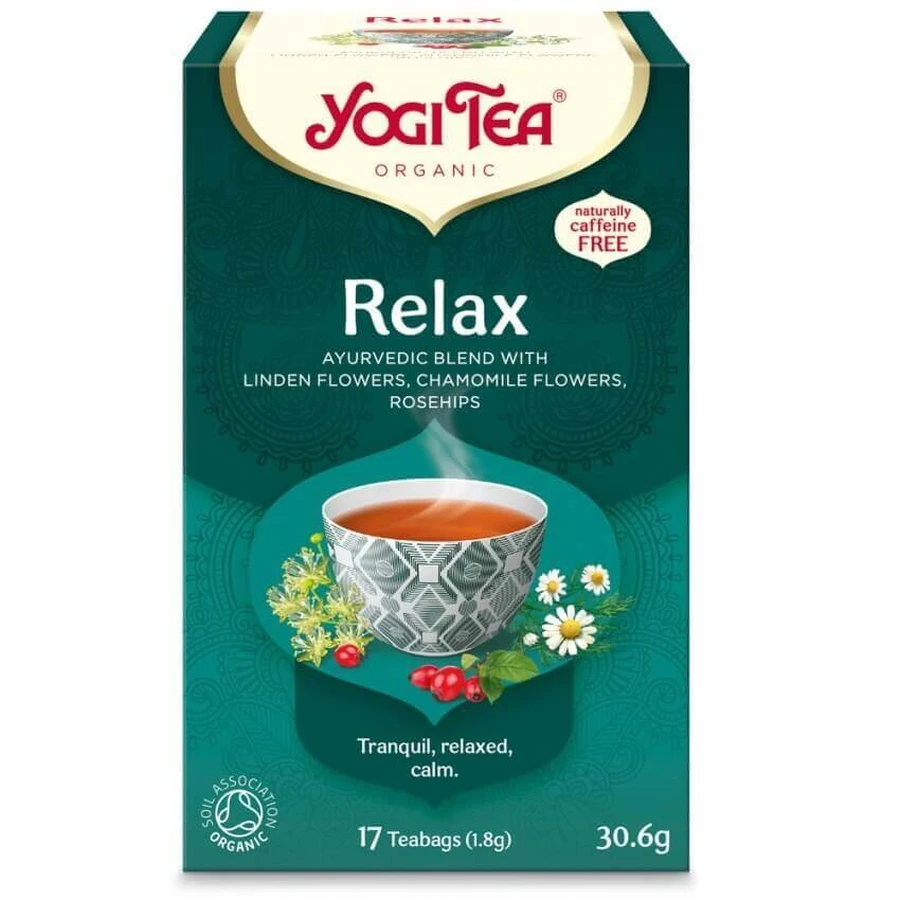 Фиточай Yogi Relax, фильтр-пакетик 1.8 г, 17 шт.: цены и характеристики