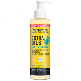 DAX Perfecta Extra Oils, силиконовая перчатка, крем-масло для ногтей и кутикулы, 195 мл