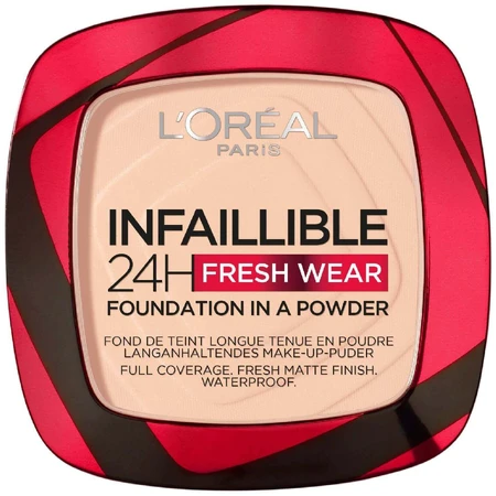 Пудра для макіяжу L'Oréal Paris Infaillible 24H Fresh Wear 180 Рожевий пісок 9 г: ціни та характеристики