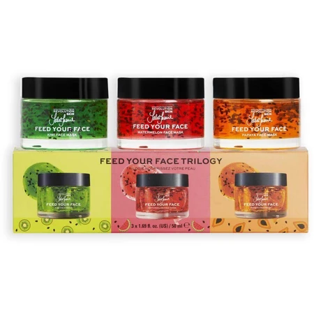 Revolution Skincare X Jake Jamie Fruity Mask Trio - дыня, папайя и киви 3 x 50 мл: цены и характеристики