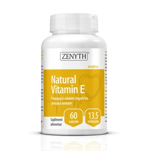 Вітамін Е, 60 капсул, Zenyth