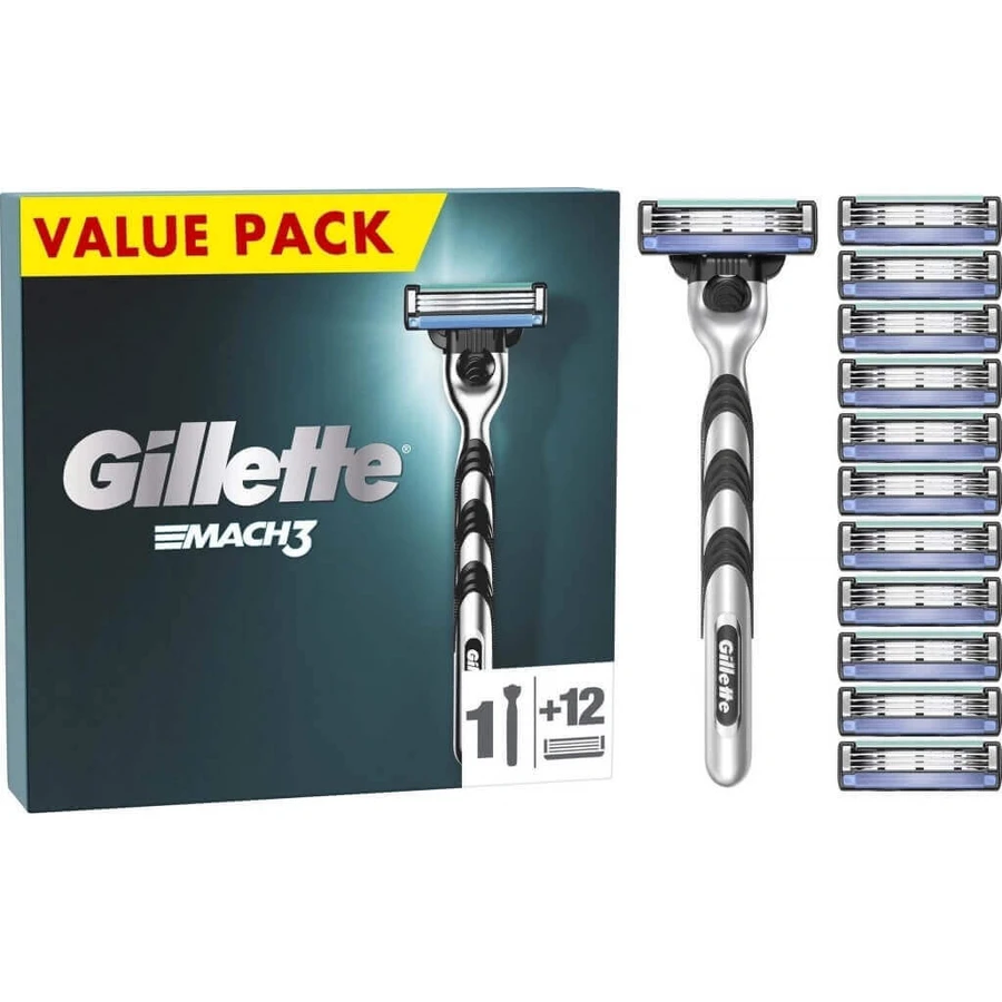 Gillette Mach3 Special Pack Бритва + 12нж 1×1 шт, бритва: цены и характеристики