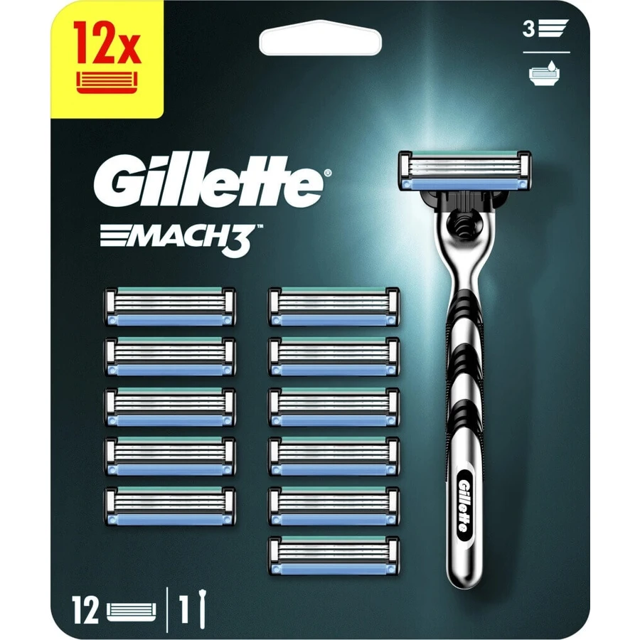 Gillette Mach3 Special Pack Бритва + 12нж 1×1 шт, бритва: цены и характеристики