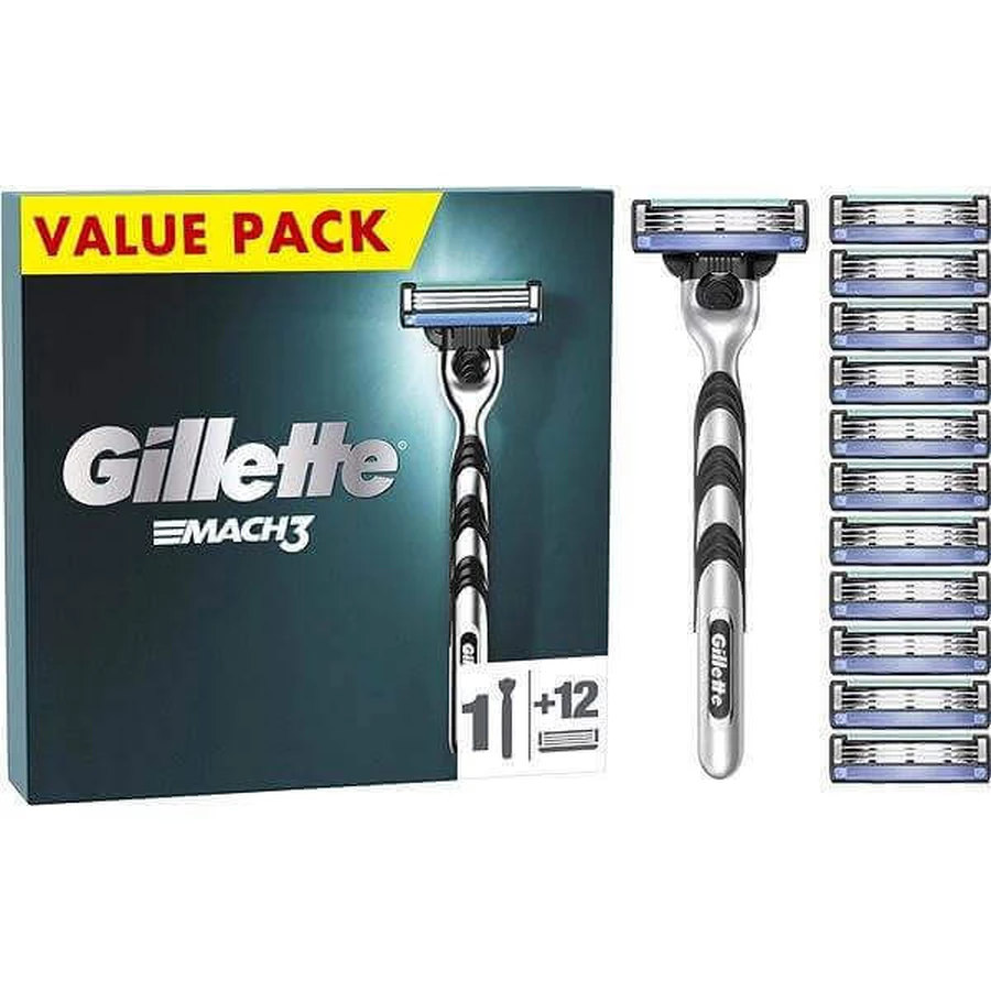 Gillette Mach3 Special Pack Бритва + 12нж 1×1 шт, бритва: цены и характеристики