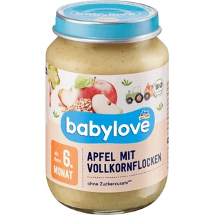 Пюре Babylove  ЕКО-злаками, 6+, 190 г