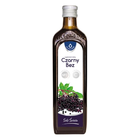 Олеофарм Сік wiata бузини чорної з вітаміном С, 490 мл: ціни та характеристики