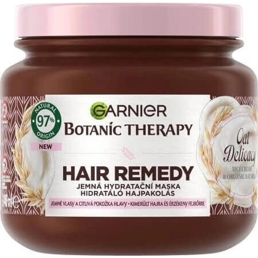 Garnier Botanic Therapy Засіб для волосся Oat Delicacy Ніжна зволожуюча маска для волосся 1×340 мл, маска для волосся 340 мл: ціни та характеристики