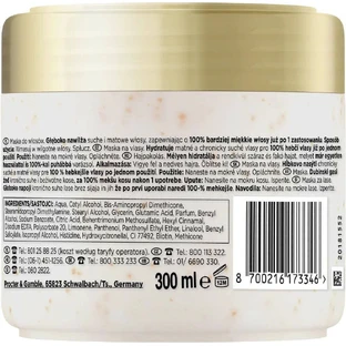 Pantene Pro-V Miracles Deep Hydration Intensive Hair Mask, Інтенсивна маска для волосся з біотином для сухого волосся 300 мл