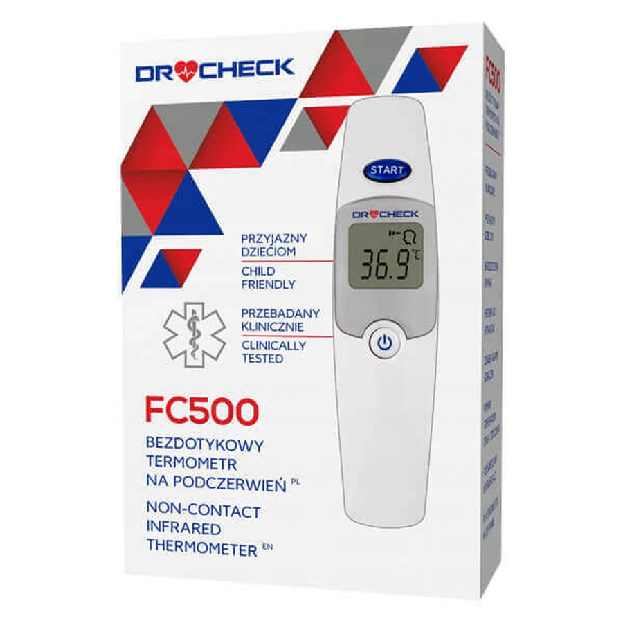 Термометр Dr Check FC500, бесконтактный инфракрасный: цены и характеристики