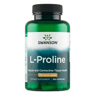 Swanson L-Proline, L-пролін, 100 капсул