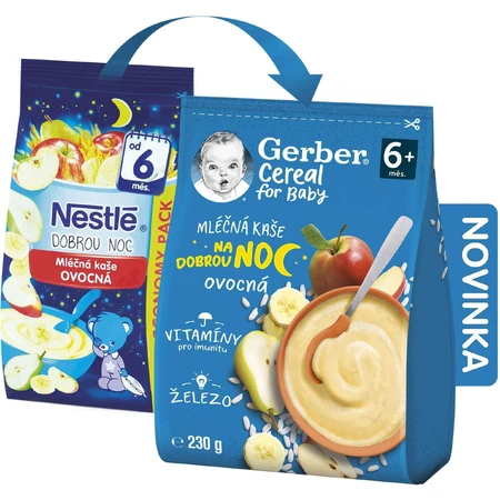 Gerber Злаки молочные Каа фруктовые Спокойной ночи 230 г: цены и характеристики