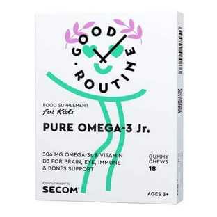 Pure Omega-3 Jr, 18 драже, Секом