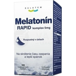 Мелатонін RAPID комплекс 5мг SALUTEM 1×100 табл.