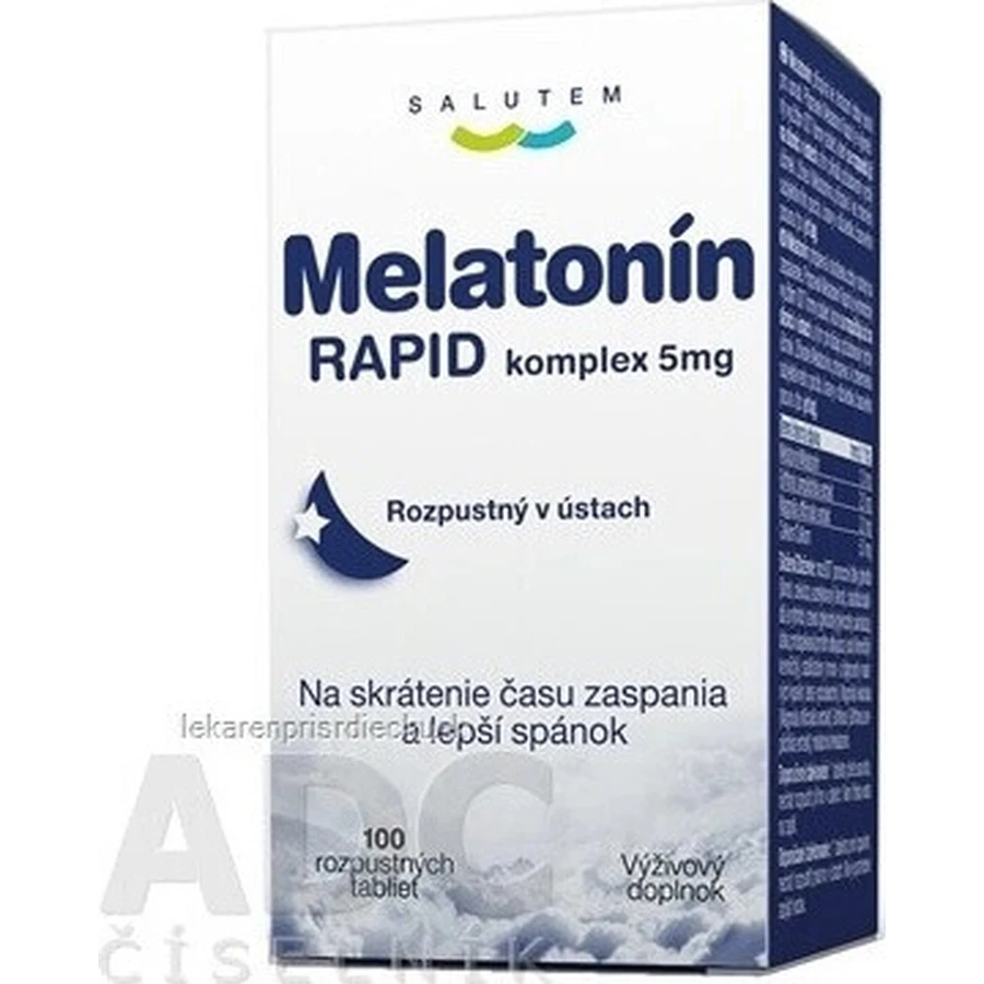 Мелатонін RAPID комплекс 5мг SALUTEM 1×100 табл.: ціни та характеристики