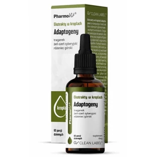 Екстракти в краплях Адаптогени 30 мл Pharmovit Clean Label