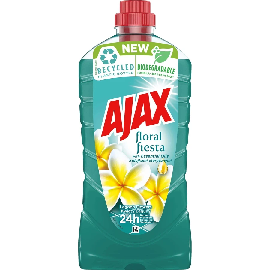 Універсальний очищувач Ajax Floral Fiesta, квіти лагуни 1 л: ціни та характеристики
