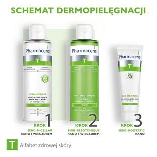 Pharmaceris T Sebo-Moistatic, увлажняющий и успокаивающий крем для лица, SPF 30, 50 мл