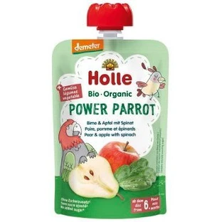 Holle Organic пюре - Power Paradise - Груша с яблоком и пеннатом 100 г
