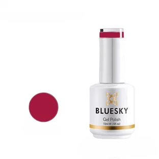 Напівстійкий лак для нігтів Bluesky UV Dark Pink 15 мл