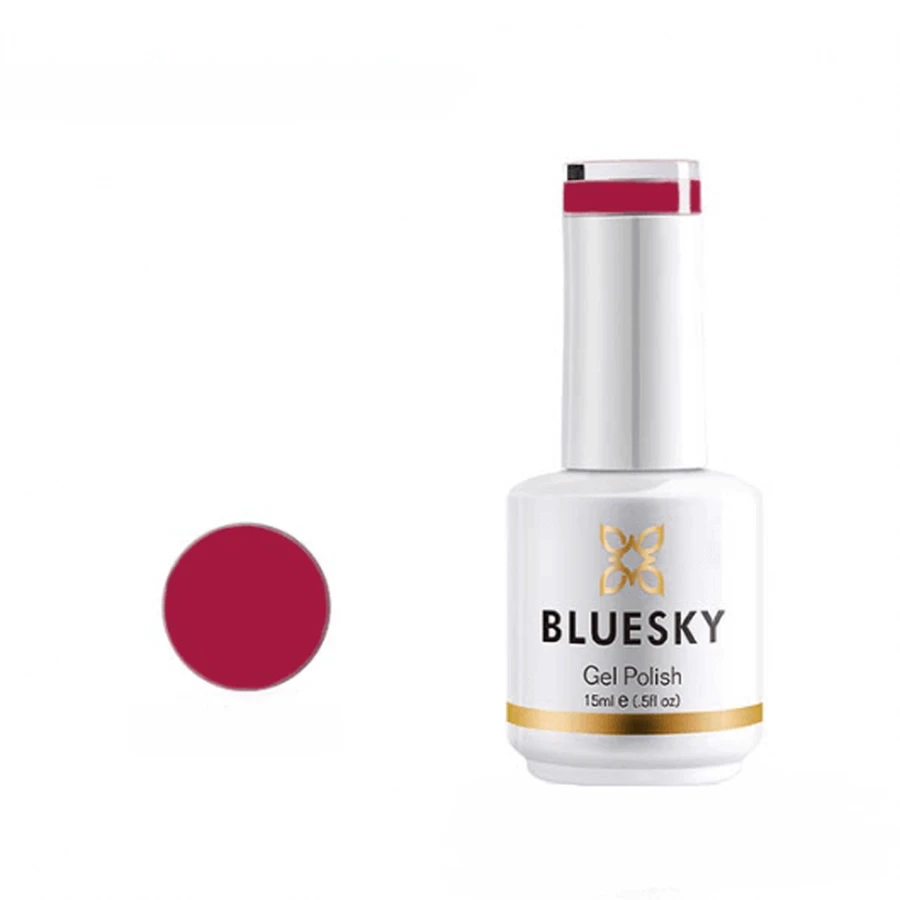 Напівстійкий лак для нігтів Bluesky UV Dark Pink 15 мл: ціни та характеристики