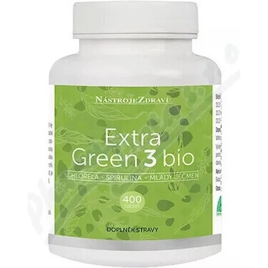 ToolsHealth Extra GREEN 3 BIO 1×400 табл, смесь спирулины и хлореллы: цены и характеристики