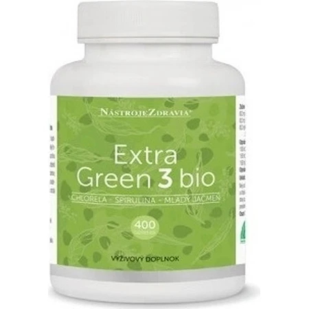 ToolsHealth Extra GREEN 3 BIO 1×400 табл, смесь спирулины и хлореллы: цены и характеристики
