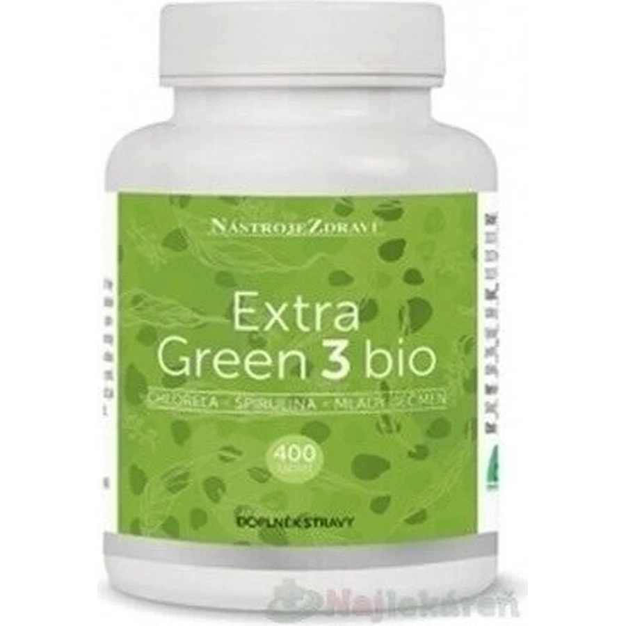 ToolsHealth Extra GREEN 3 BIO 1×400 табл, смесь спирулины и хлореллы: цены и характеристики