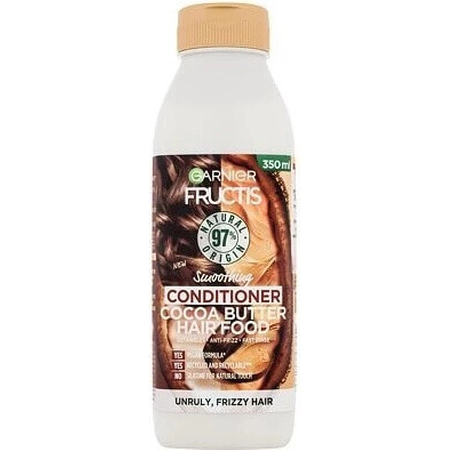 Розгладжуючий бальзам для волосся Garnier Fructis Hair Food з маслом какао 1×350 мл, бальзам: ціни та характеристики
