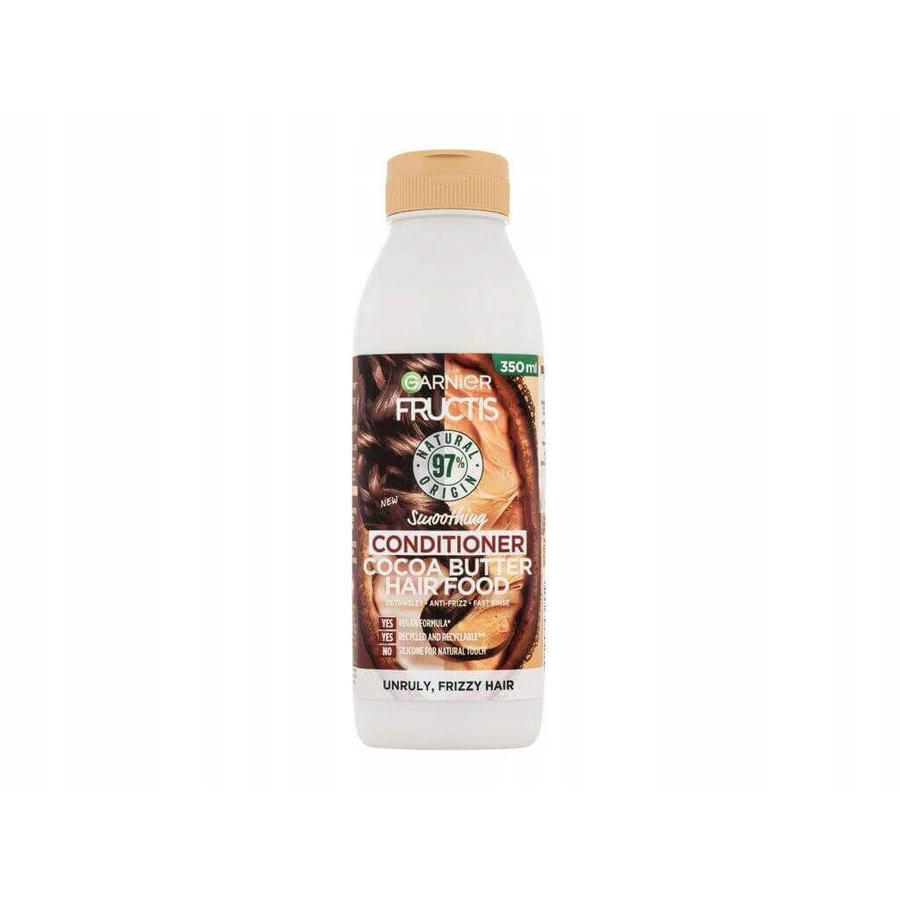 Розгладжуючий бальзам для волосся Garnier Fructis Hair Food з маслом какао 1×350 мл, бальзам: ціни та характеристики