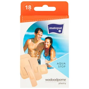 Пластыри для перевязки Matopat Aqua Stop, 18 шт.