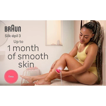 Braun Silk-épil 3, эпилятор 3-000, фиолетовый: цены и характеристики